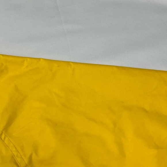 Vtg Ford Thunderbird Mens Hooded Windbreaker Jacket XL Y2K Yellow Full Zip B9 - Picture 8 of 12